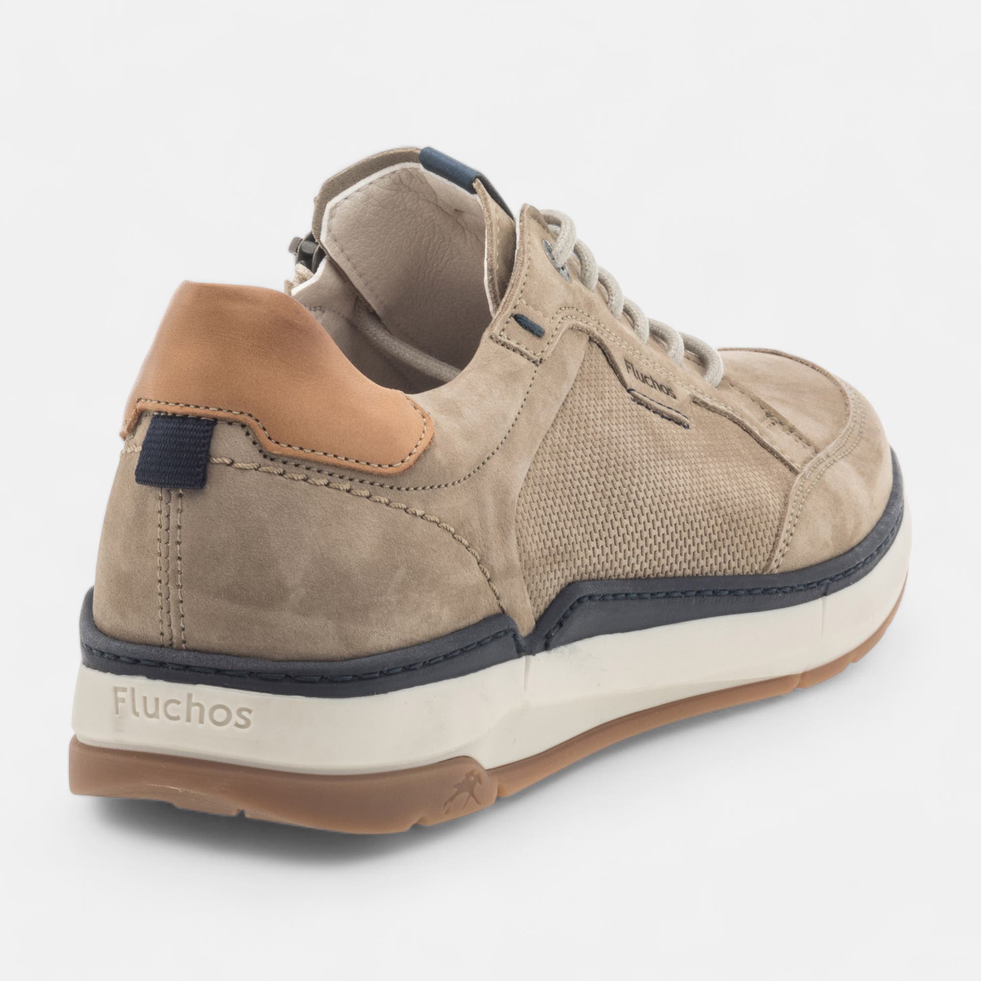 Derbies pieds sensibles Homme en cuir beige