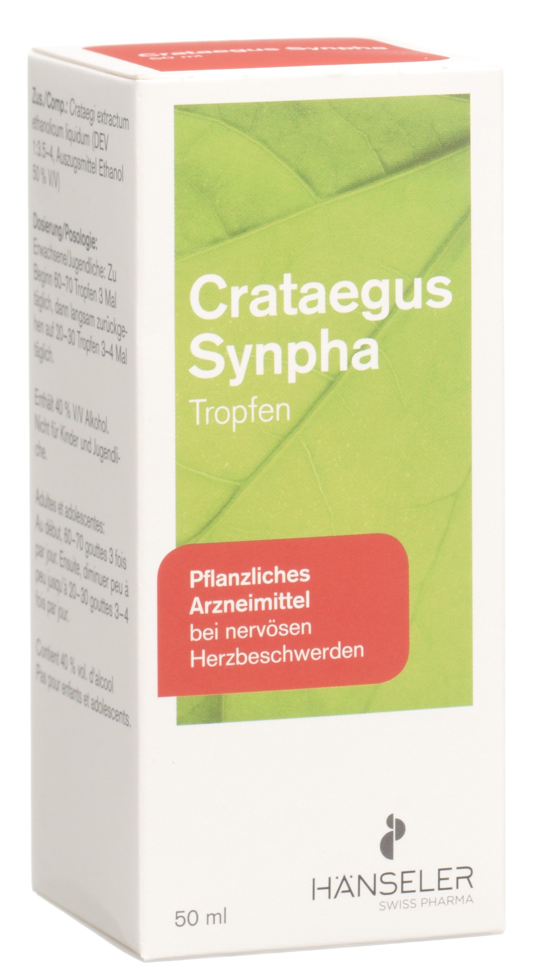 CRATAEGUS SYNPHA Synpha<br>50 ml, Flasche, Tropfen zum Einnehmen, Flüssigkeit