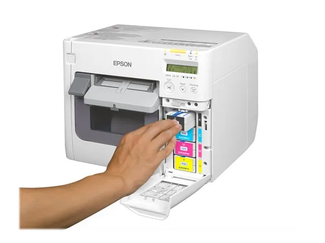 Epson TM C3500 - Etiketprinter - stikledning medfølger ikke fra Epson