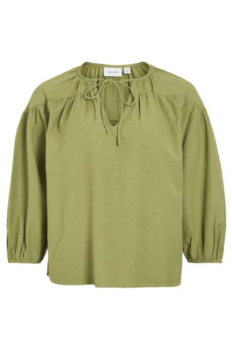 Vila groene dames blouse