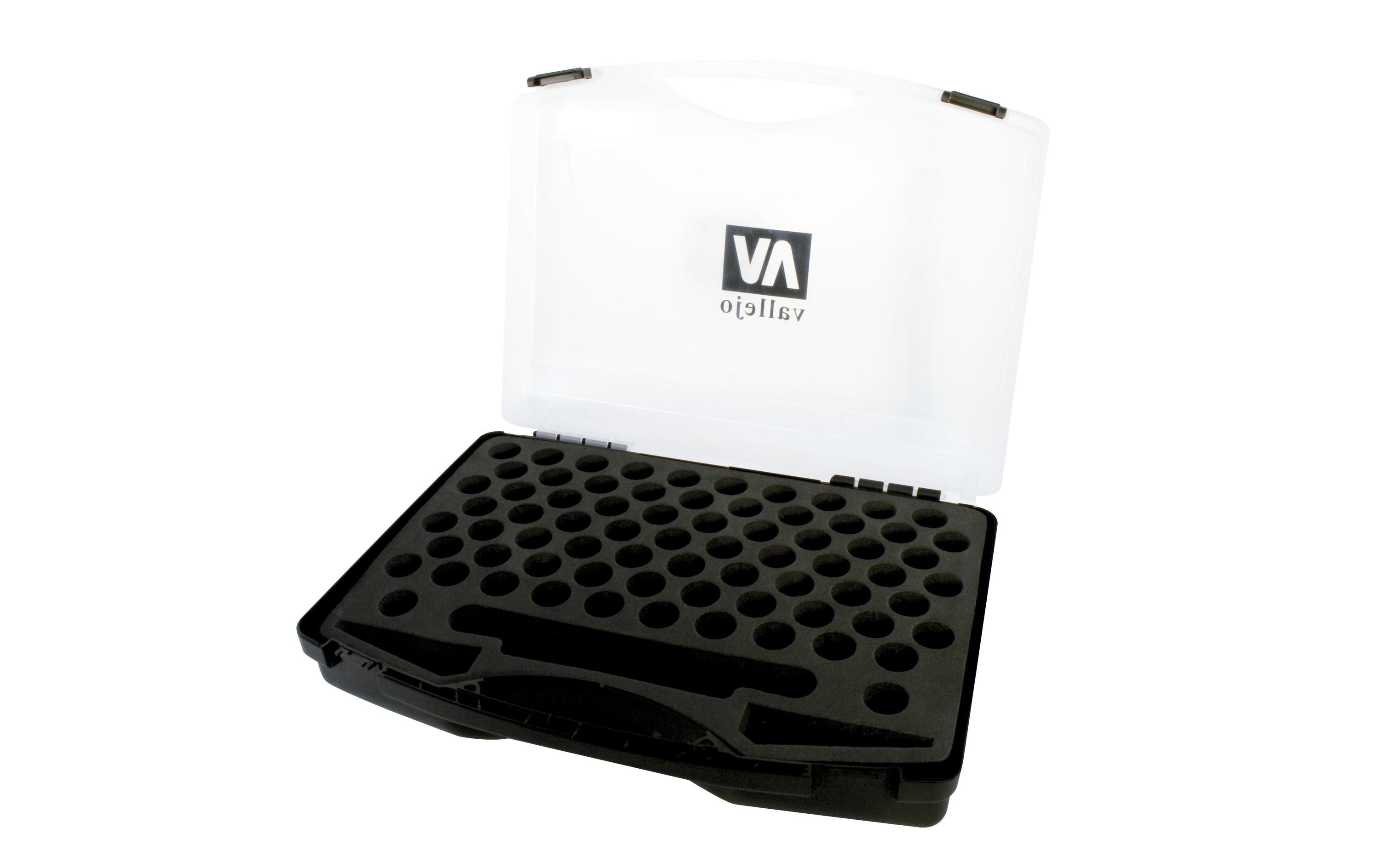Koffer mit Einlage für 80x 17 ml FlaschenAufbewahrungs- und Transportkoffer für Vallejo 17 ml Farbdosen