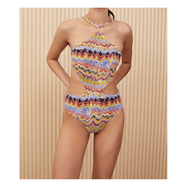 Fella Swim Maillot 1 Pièce Sabath Texturé | Jaune