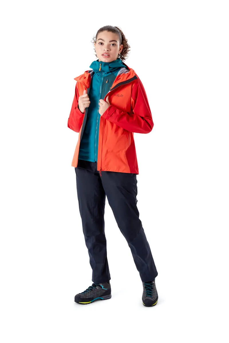 Rab Kinetic Alpine 2.0 Jacket Wmns  Red Grapefruit