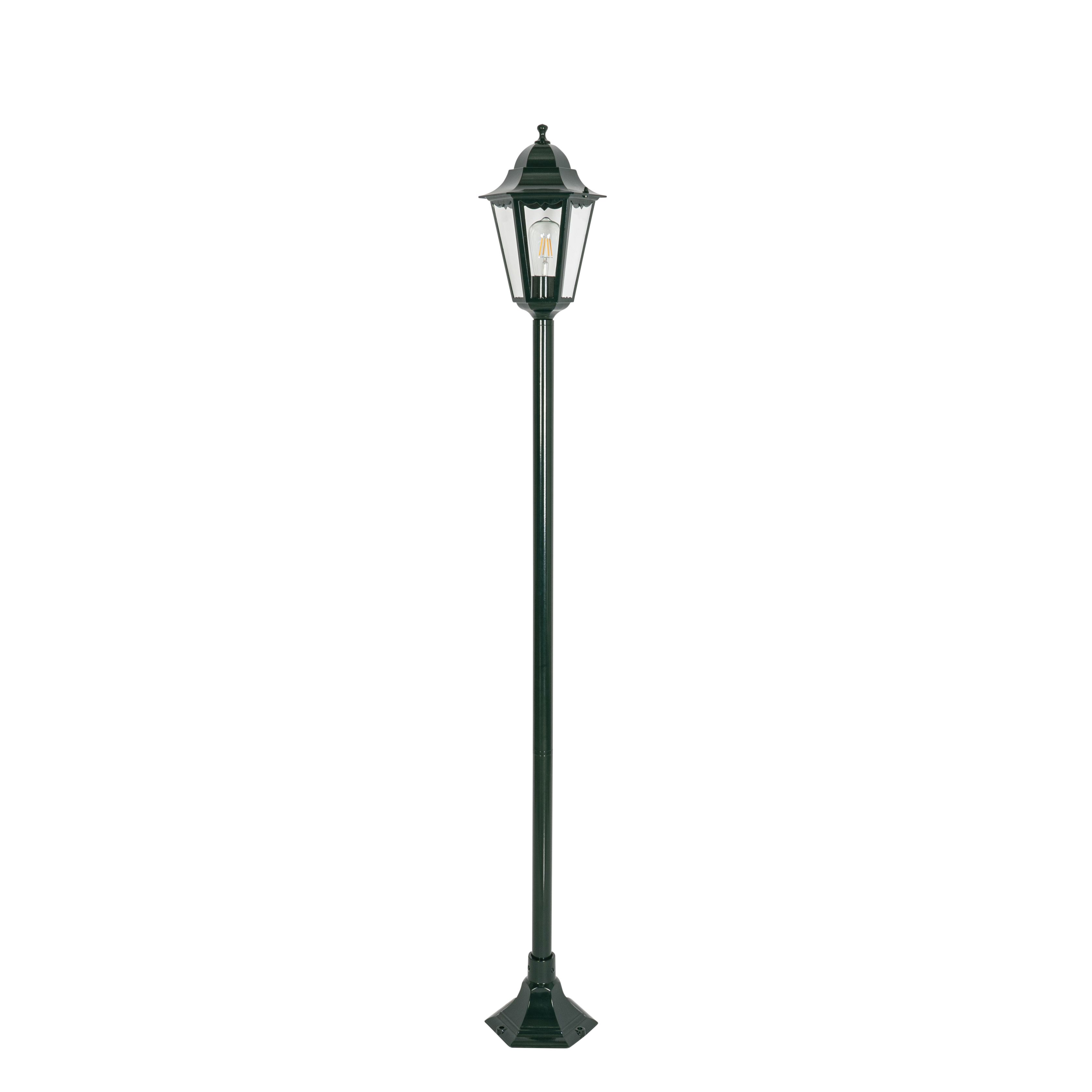Klassieke staande buitenlamp donker groen 170 cm IP44 - New Orleans