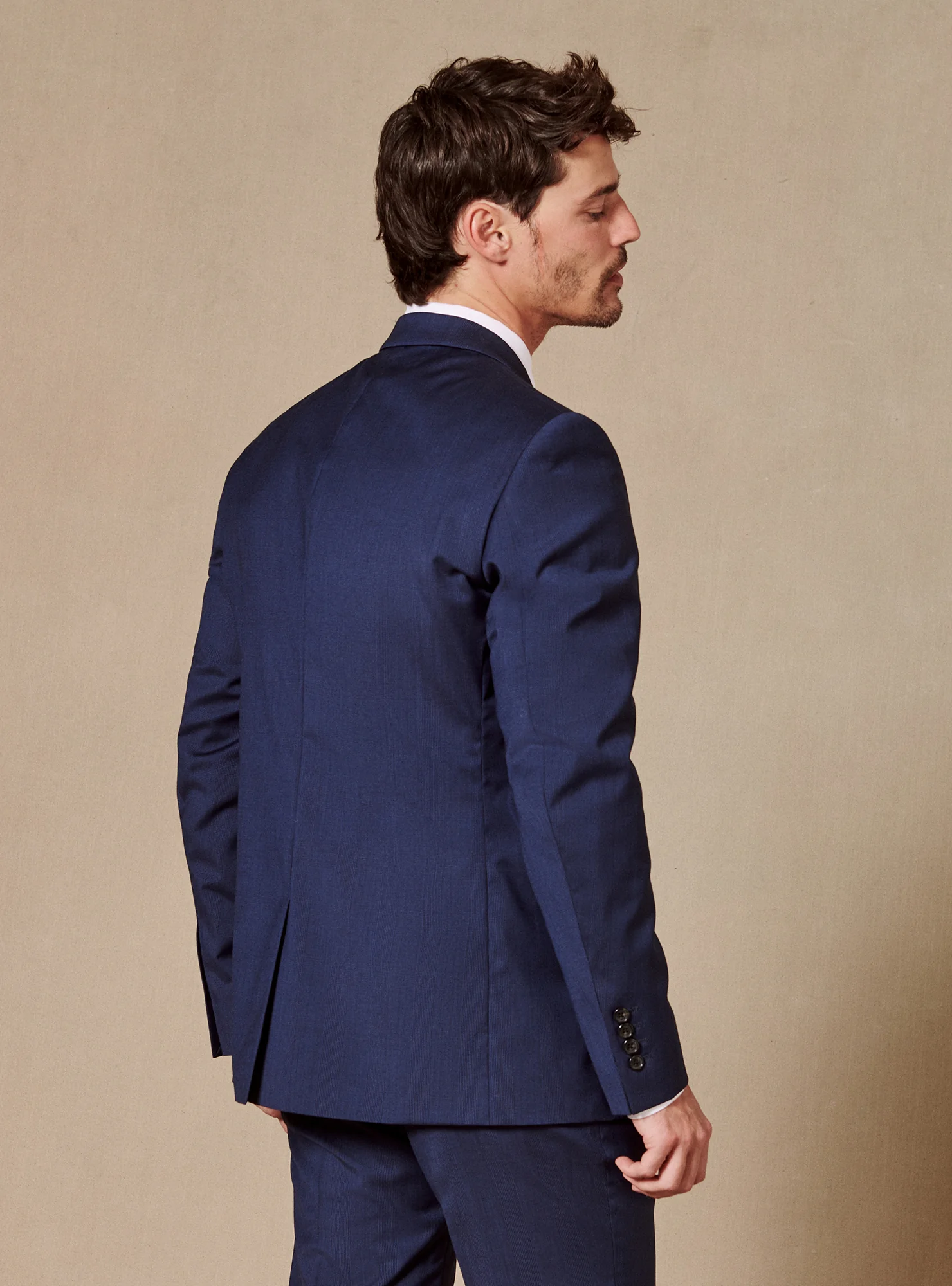Veste de Costume en laine Gekko Navy