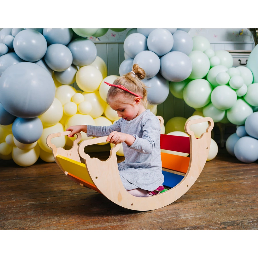 Family-SCL Bogenwippe Rainbow naturregenbogen