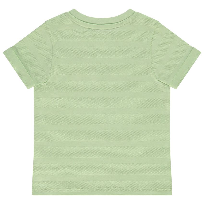 T-shirt manches courtes en jersey pop corn pour bébé garçon - Vert