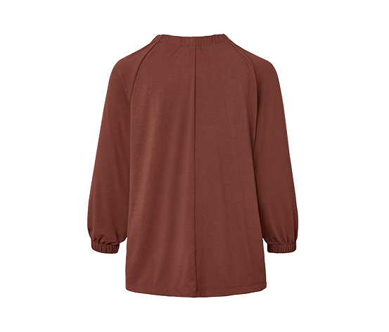 Shirt mit Raffung, schwarz