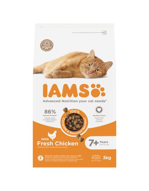 Iams Cat Senior 3 kg - Kattenvoer