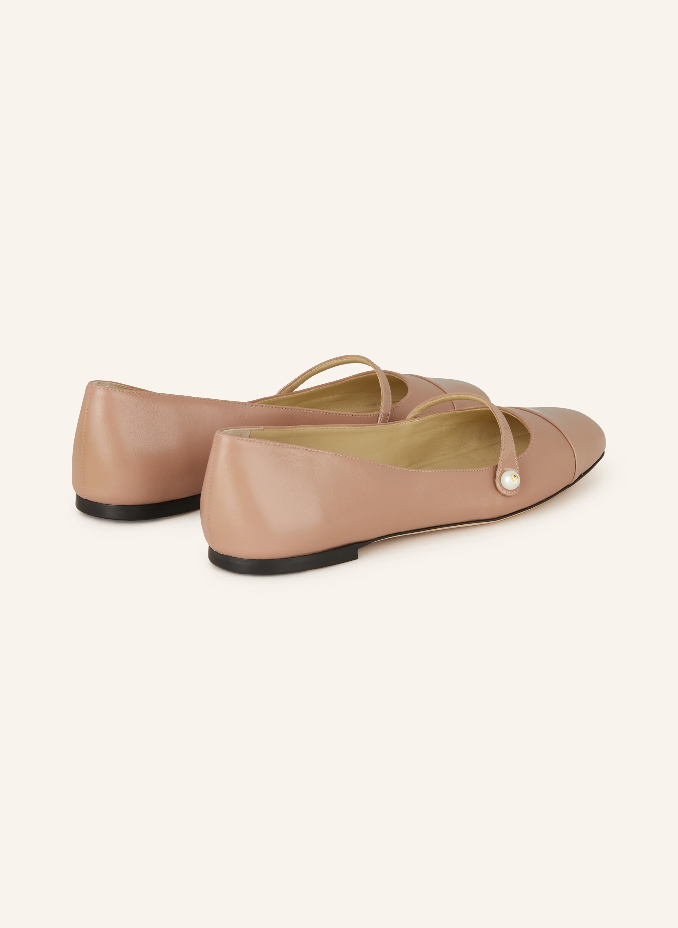 JIMMY CHOO Mary-Jane-Ballerinas ELISA mit Perlen
