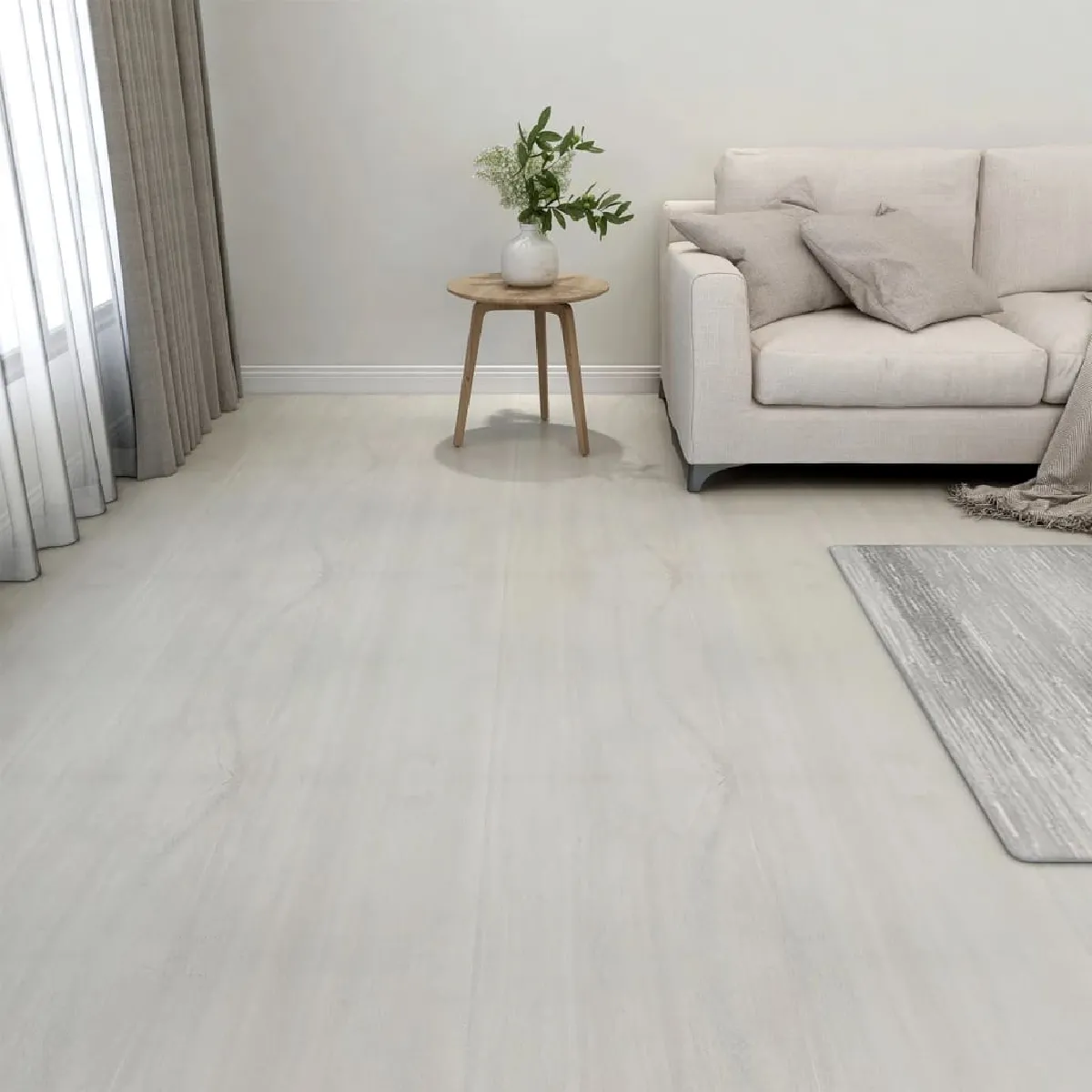 vidaXL Dalles de plancher autoadhésives 20 pcs crème