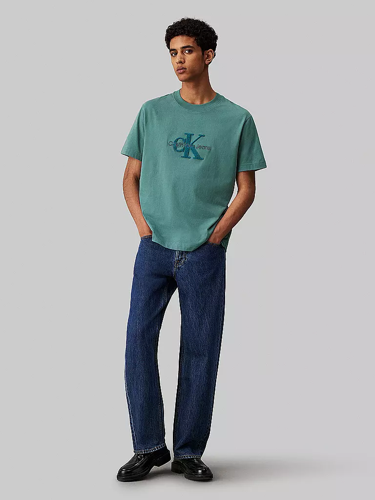 CALVIN KLEIN JEANS T-Shirt petrol