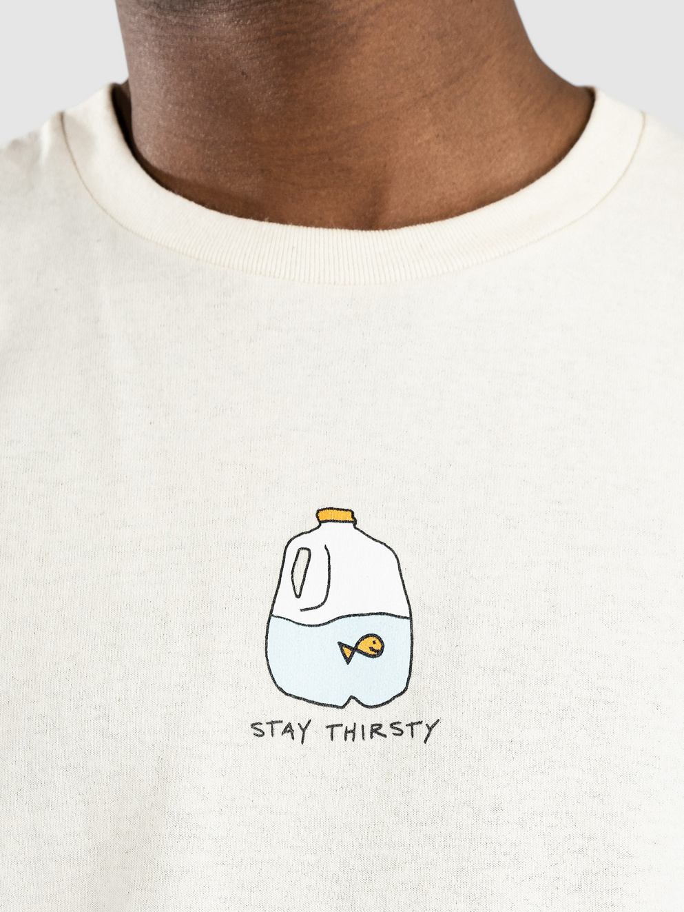 A.LAB Stay Thirsty T-Shirt natural