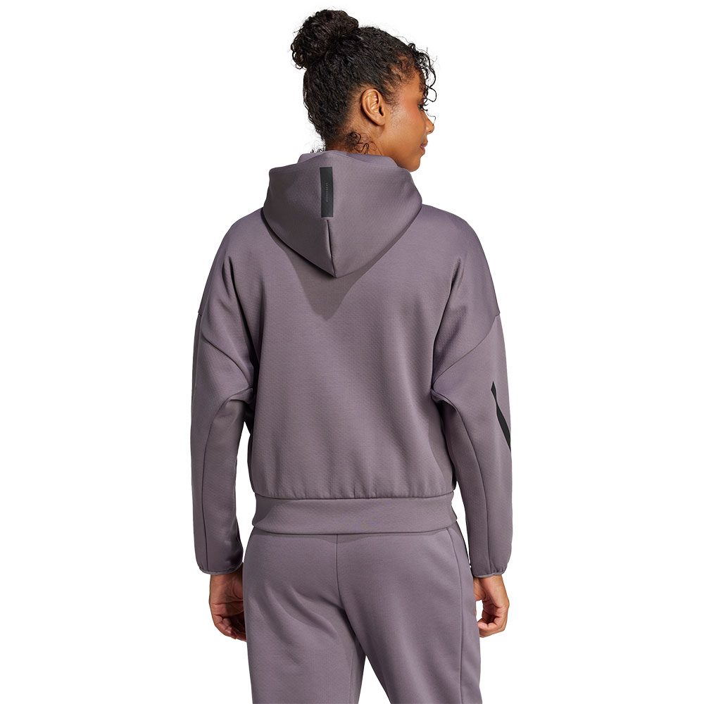 adidas Z.N.E. Zip-Hoodie Damen grey strata