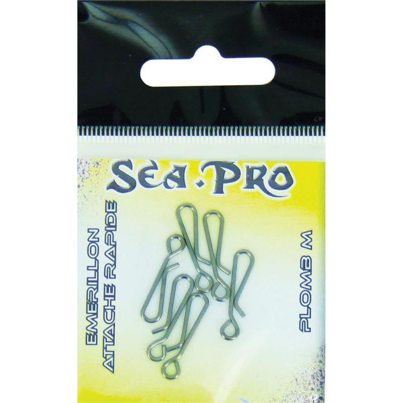 Emerillon Mer Autain Attache Rapide Plomb - Par 6