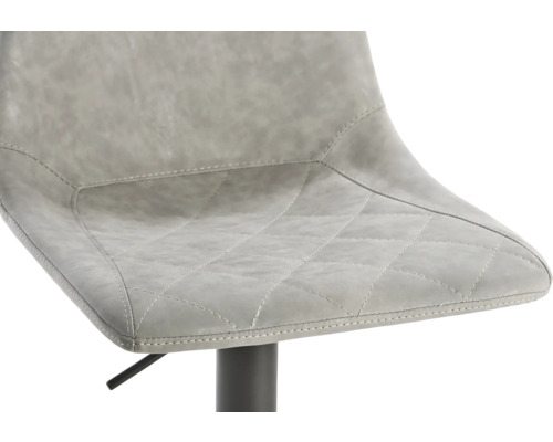 Barkruk Mayer Zitmeubelen 1275 43 x 50 x 85 cm Staal zwart/lichtgrijs 1275-03-544