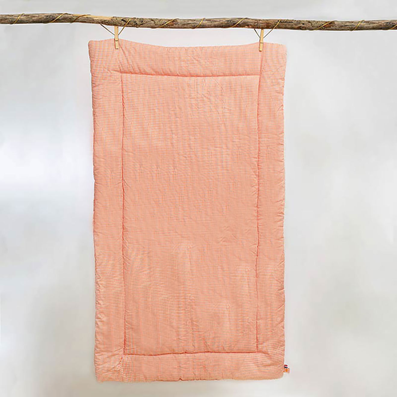Papate Edredon en Coton Bio vichy - 70x120 cm