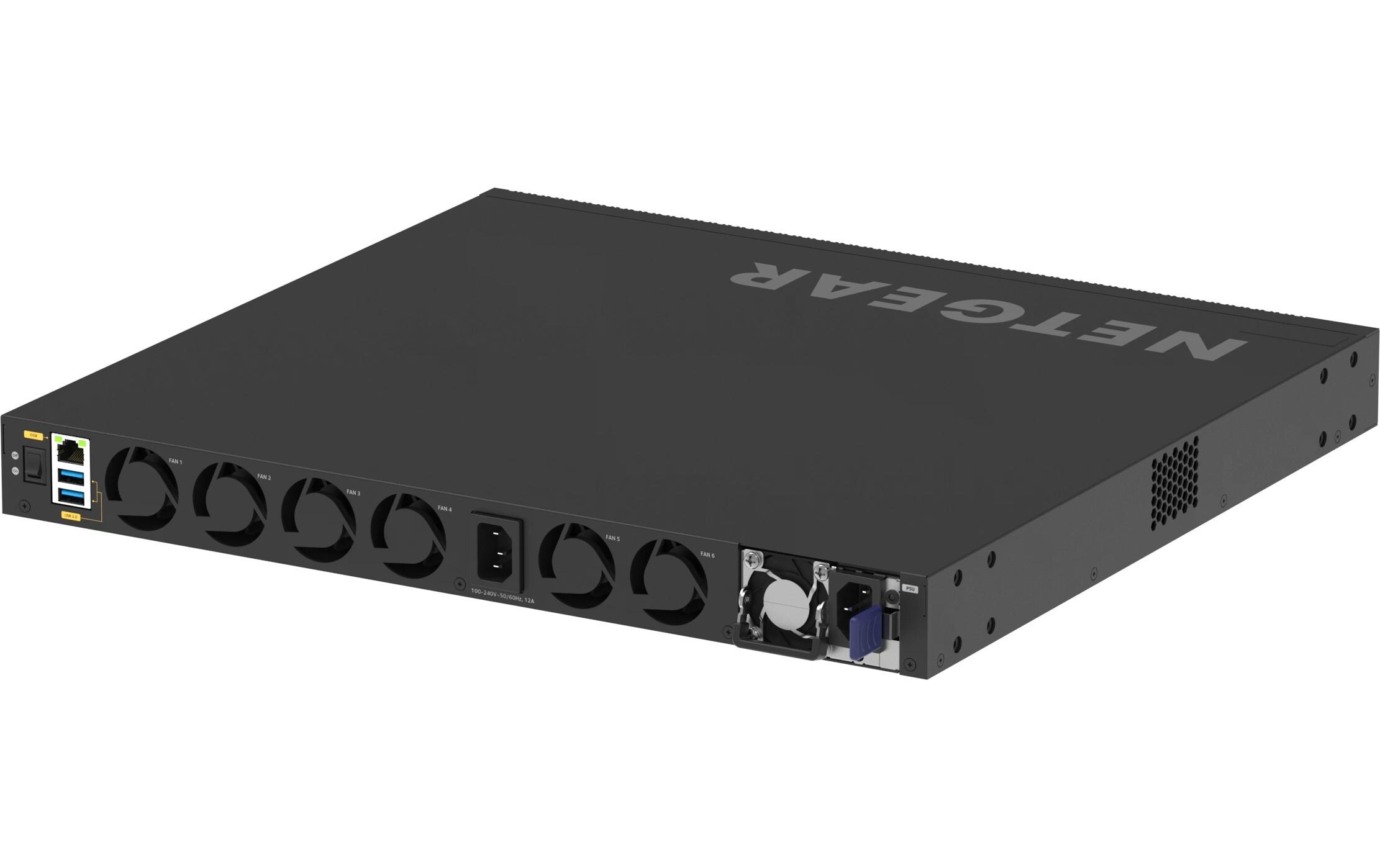 PoE++ Switch AV Line M4350-36X4V 40 Port<br>36x10G/Multi-Gig PoE++ (280W Basis, bis zu 1.760W) und 4xSFP28 25G Managed Switch