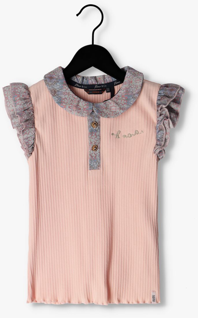 NONO oranje nono top kami rib tshirt