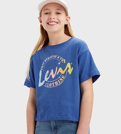 Levis Kids T-Shirt - Wahr Navy m. Glitzer