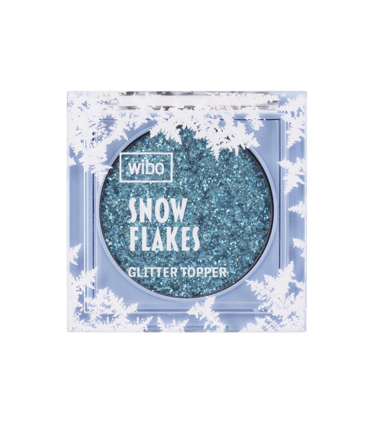 Wibo - *All Ice On Me* - Sombra de olhos com glitter Snow Flakes - 01: Arctic Sky