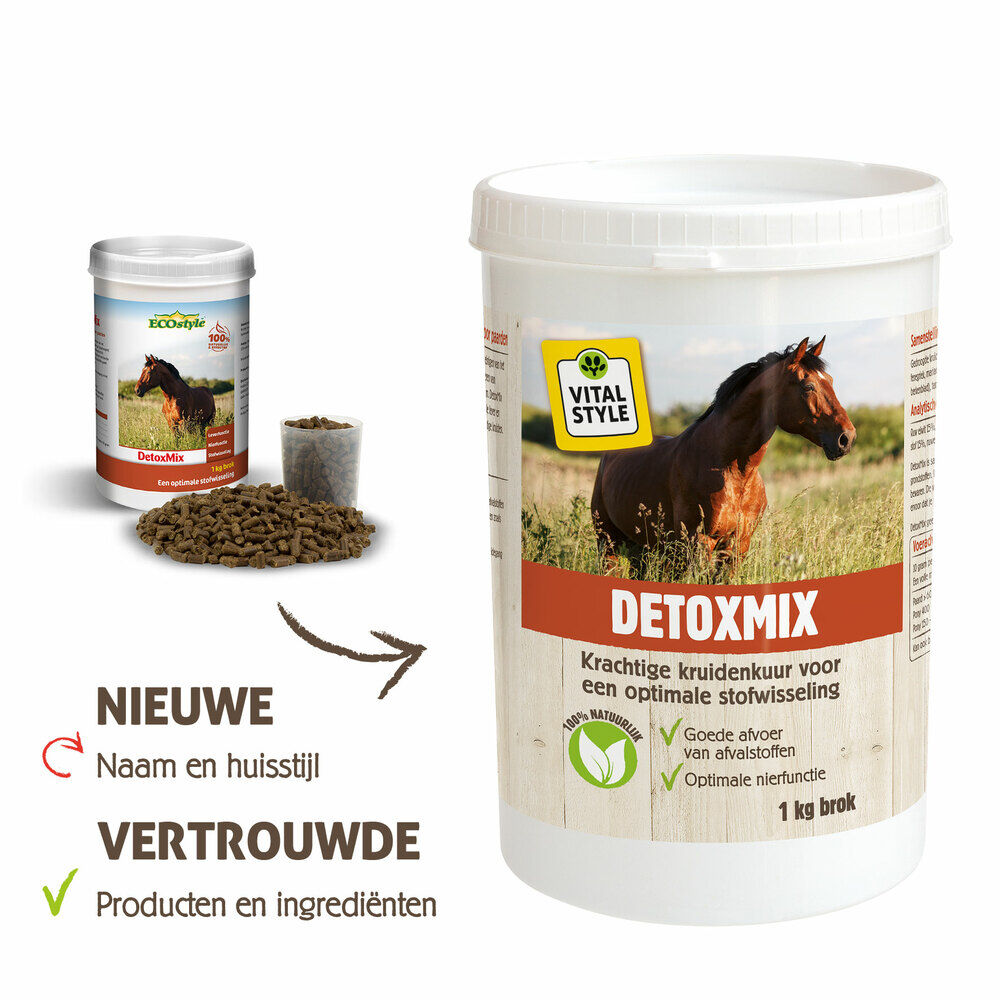 VITALstyle DetoxMix - Supplement - 1 Kilogram - Pot