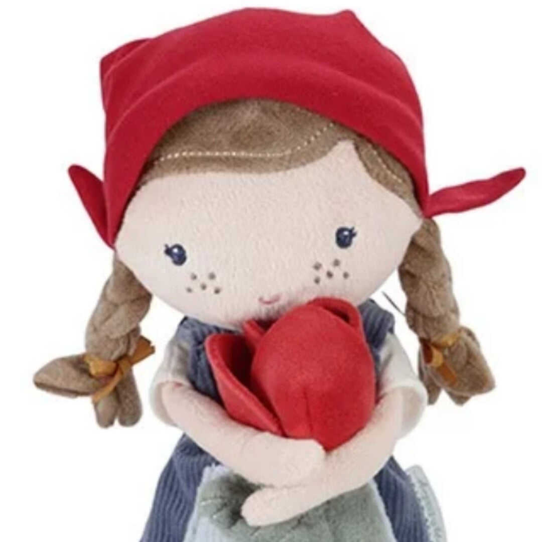 Little dutch lappenpop rosa - hollands - 35 cm