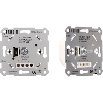 Tradim Wifi muurdimmer 3-200W/VA