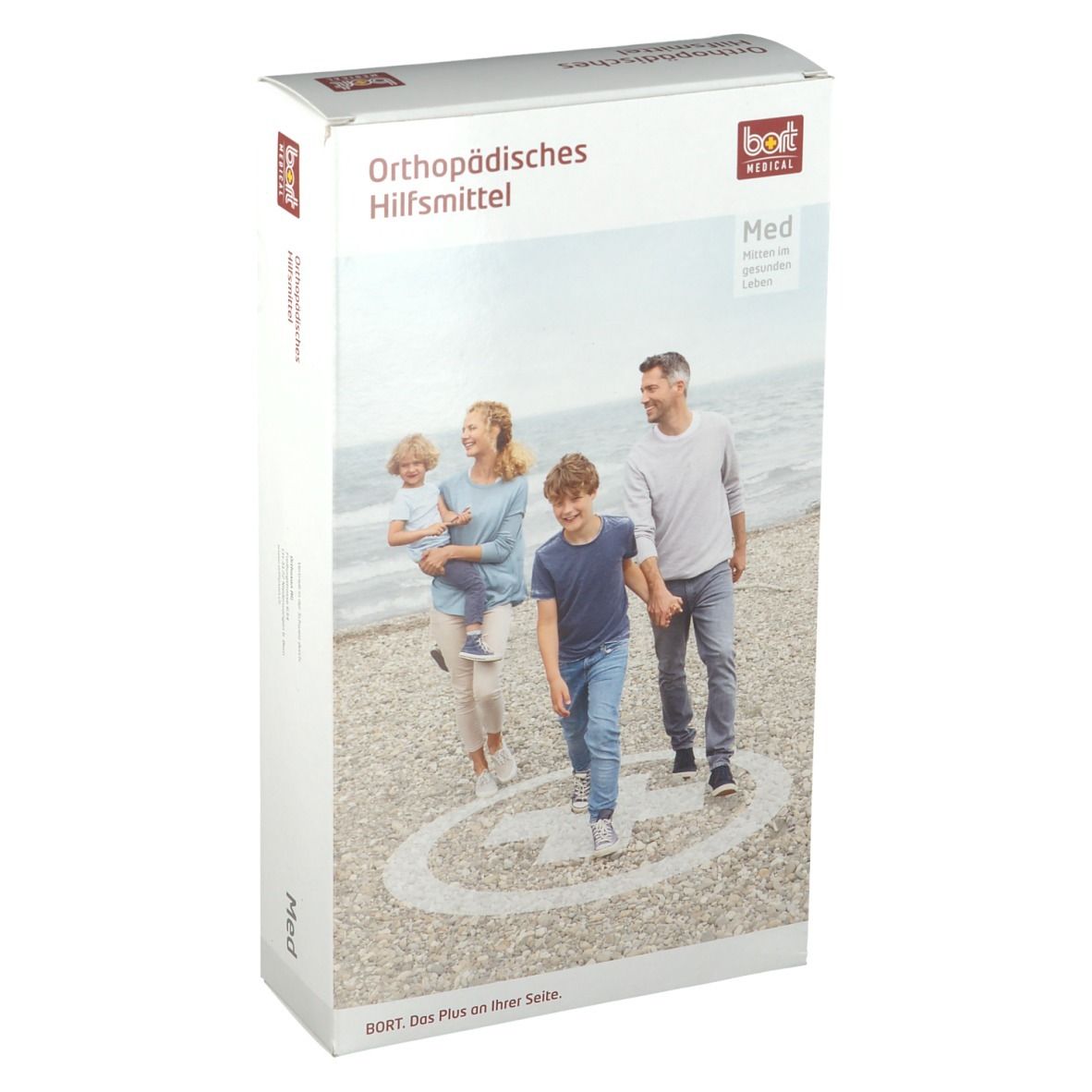 BORT Elastischer Rippengürtel für Damen Gr. L weiß