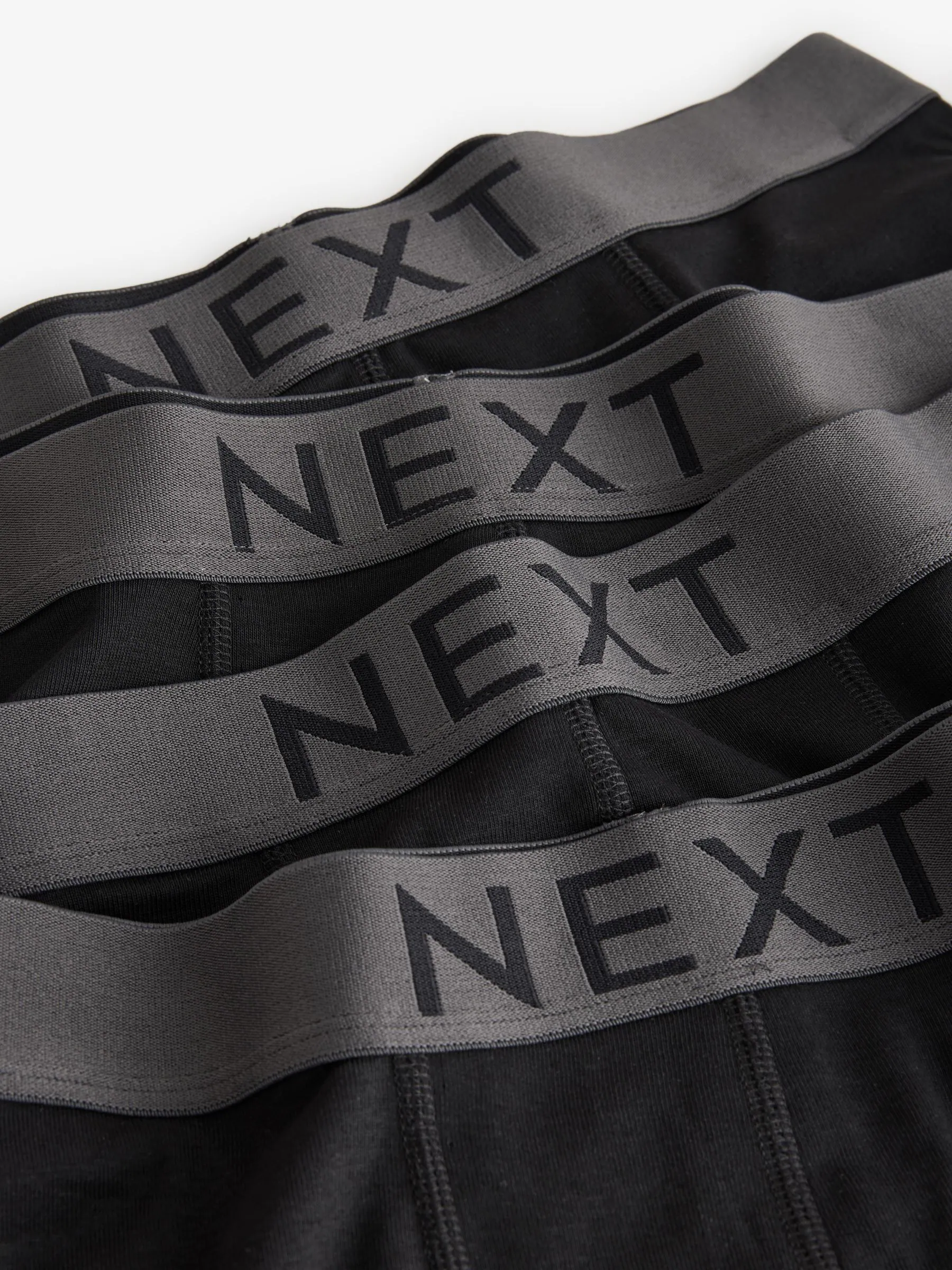 Zwart - Verpakking van 4 - 100% katoenen boxershorts