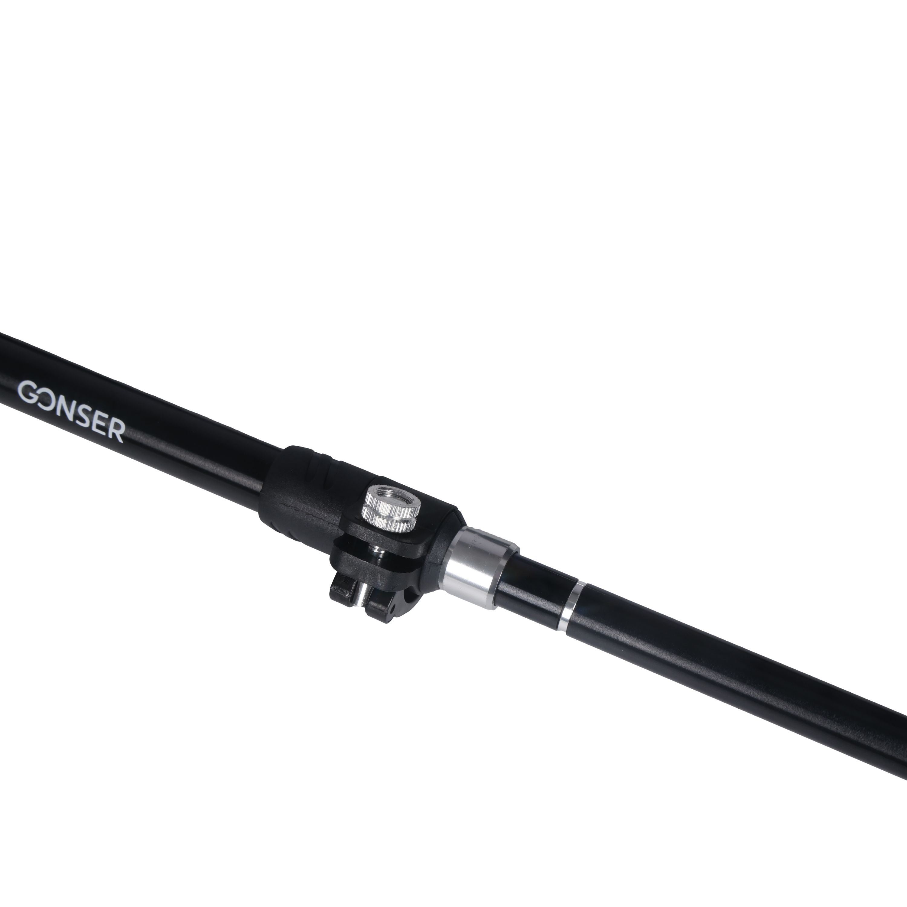 Wanderstöcke faltbar 115 - 130 cm schwarz