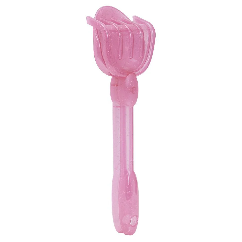 Râteau de plage avec pelle encastrable plastique coloré pailleté L30cm