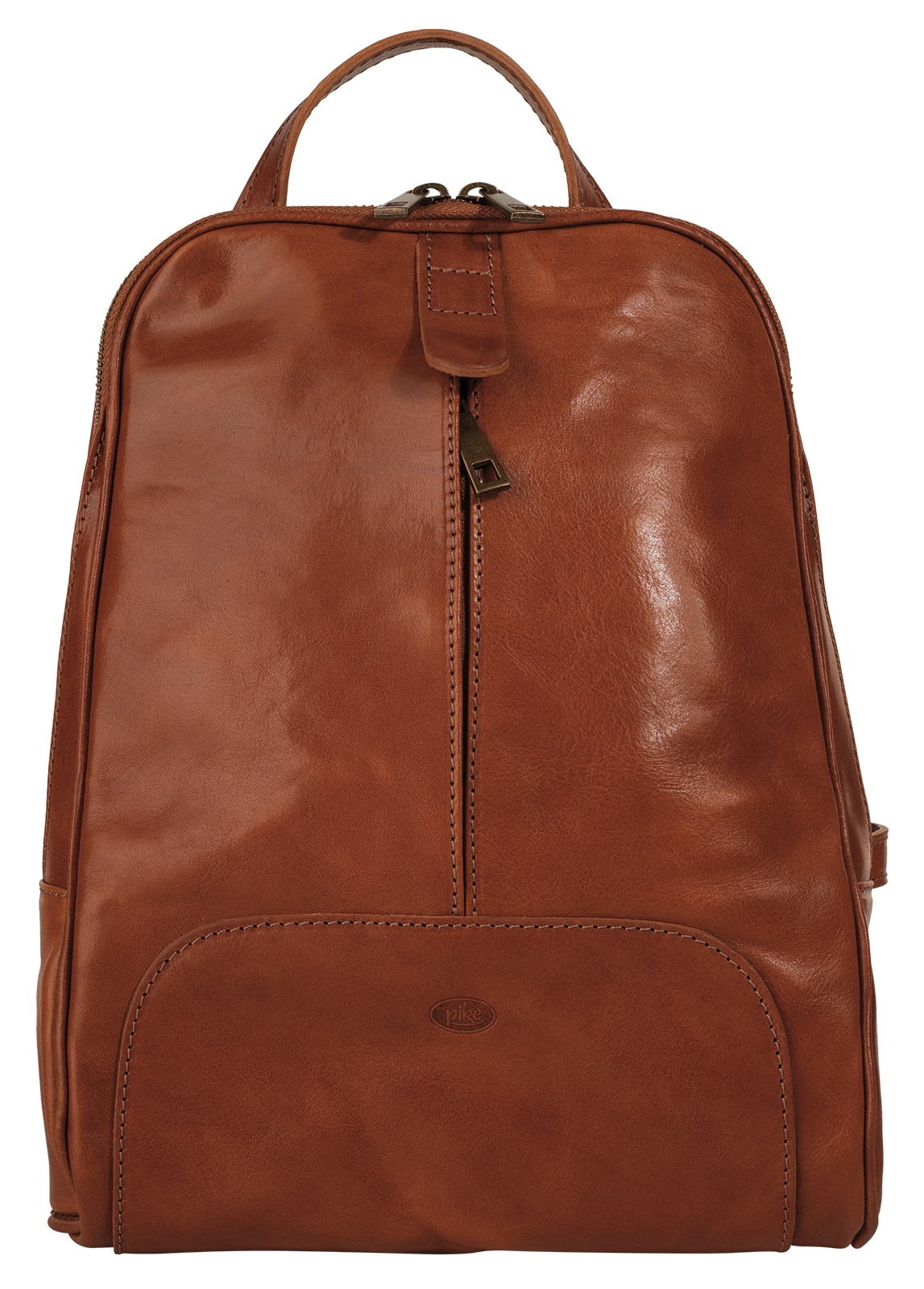 Piké Tagesrucksack echt Leder, Made in Italy