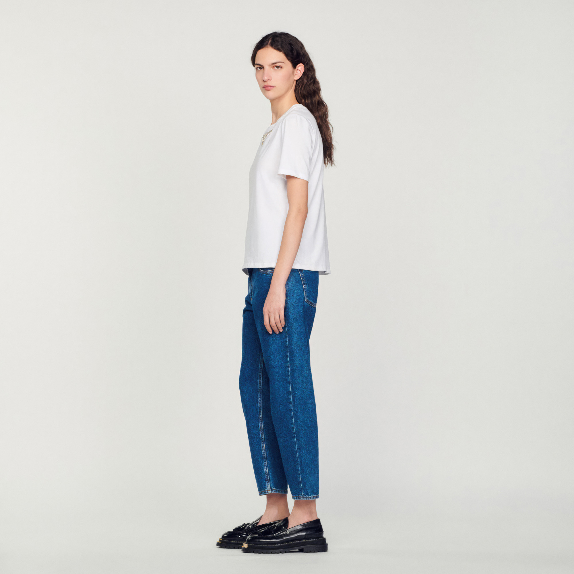 T-shirt orne de strass