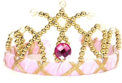 Den Goda Fen Kostyme Tiara Fløyel, Rosa