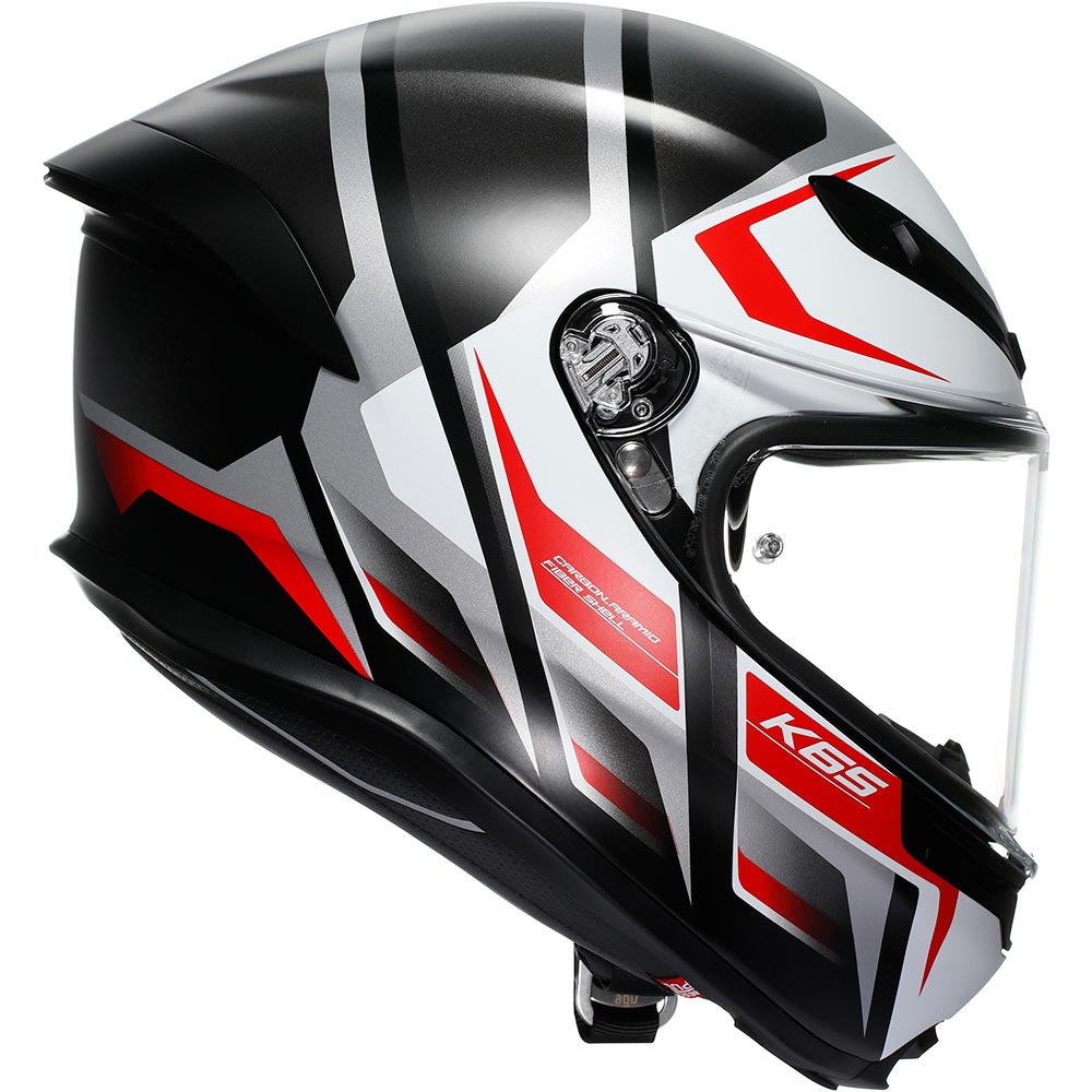 AGV - Casque K6 S Karve Blanc / Noir / Rouge / Mat