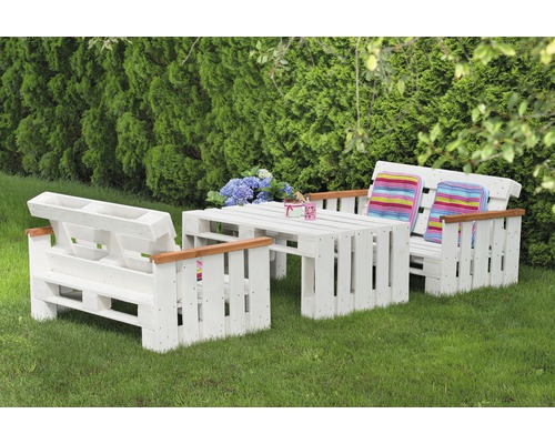 Projectpallet, halve maat, 120 x 40 x 15 cm, bruin