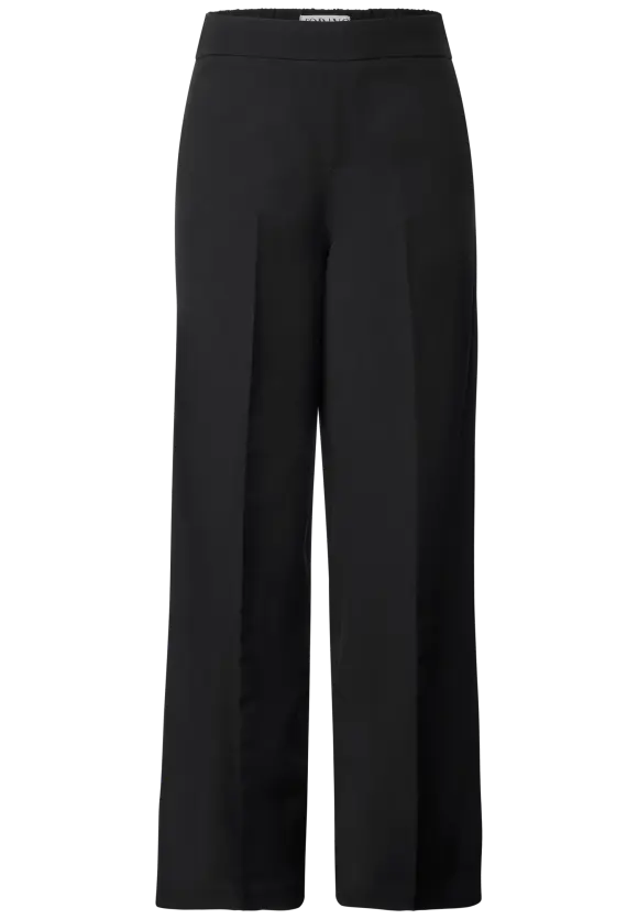 Loose Fit Twill Hose - Black
