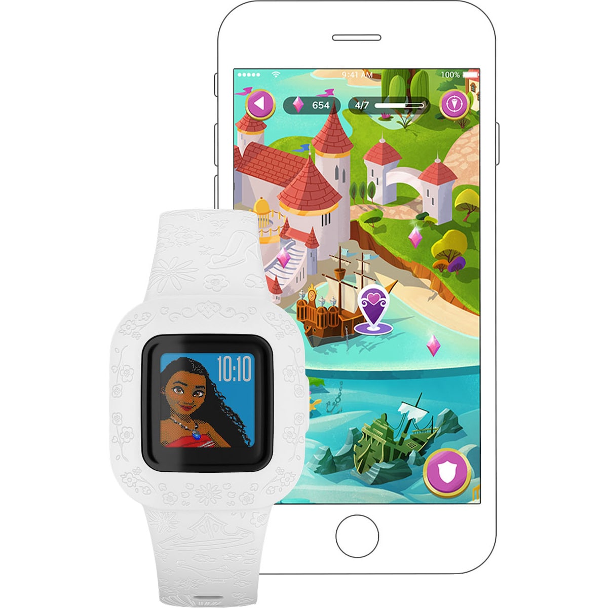 Garmin Vivofit Jr. 3 aktivitetsmåler for barn (Disney Princess)