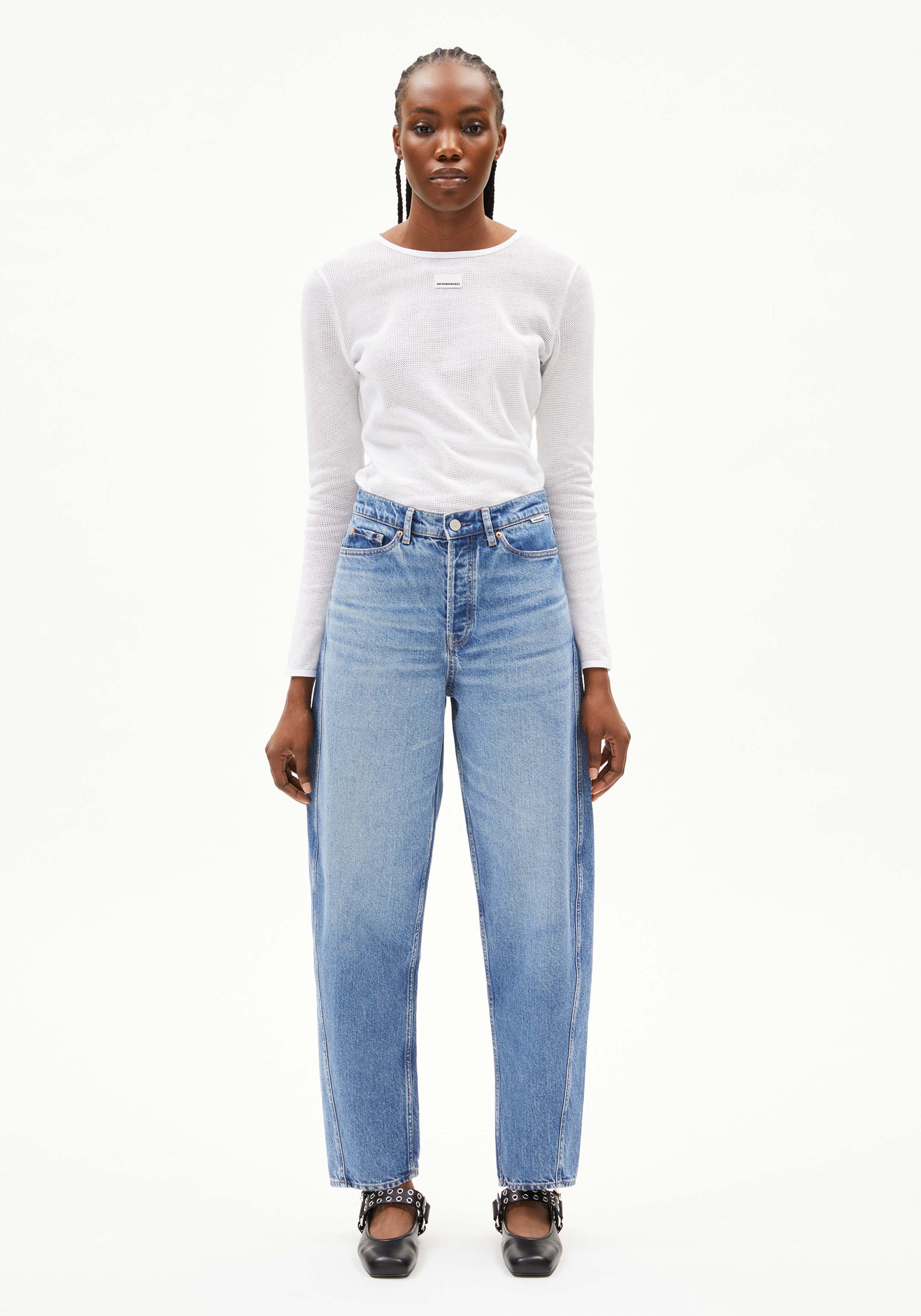 Armedangels Damen-Jeans Baarell Crunchy