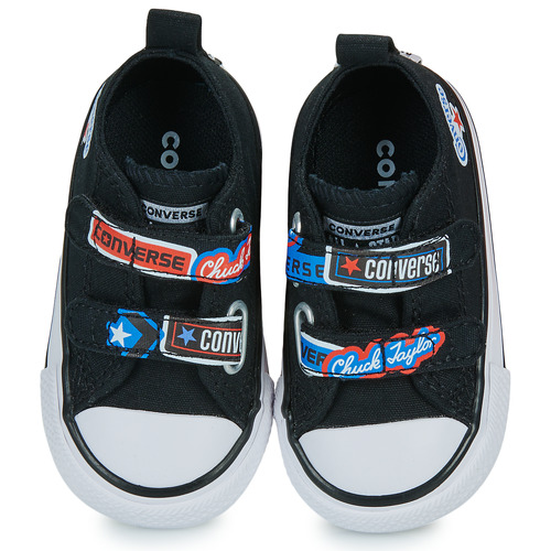 Converse - CHUCK TAYLOR ALL STAR EASY ON STICKER STASH - Noir / Multicolore