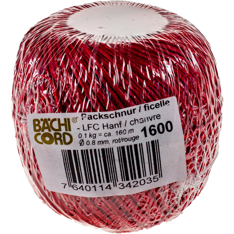 Bächi-Cord Schnur LFC, rot , 160 m