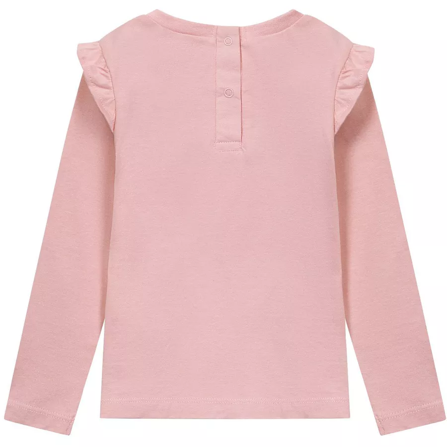 MINOTI Longsleeve und Leggings im Set RosaCremeweiß