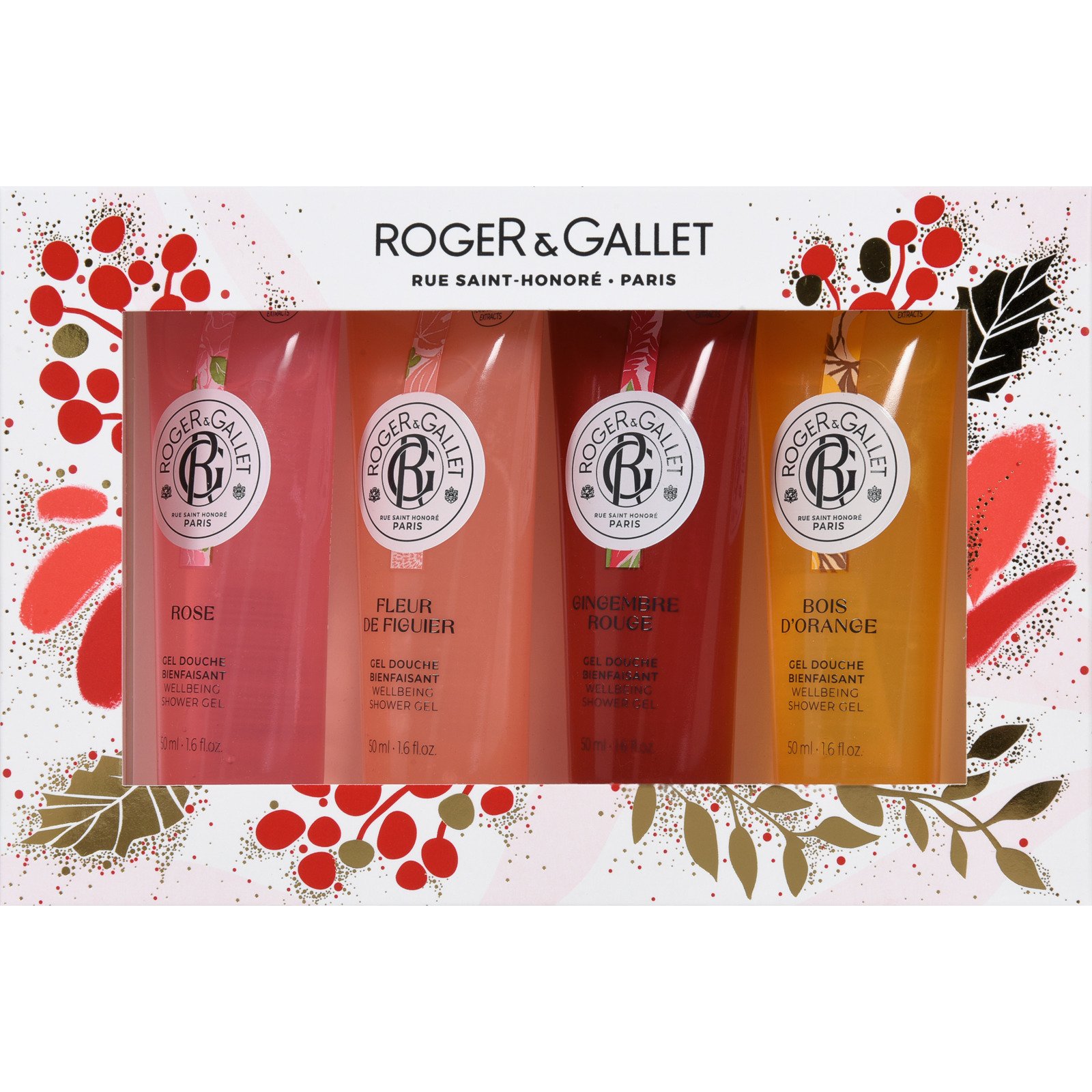 Roger & Gallet Duschgel-Set, 4 x 50 ml