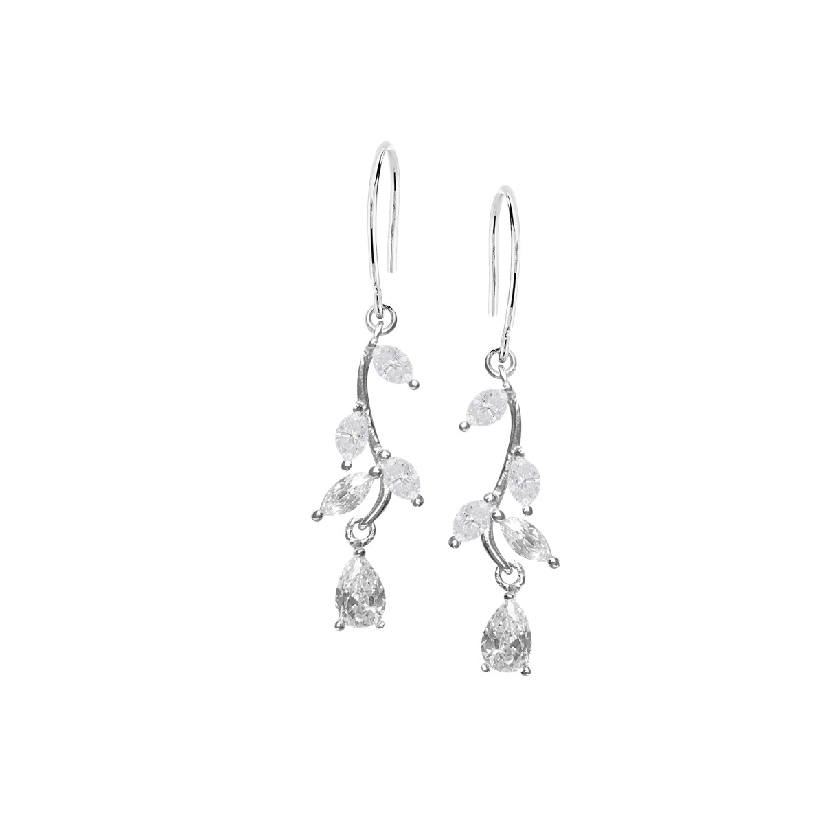 Boucles d'oreilles argent 925 oxyde