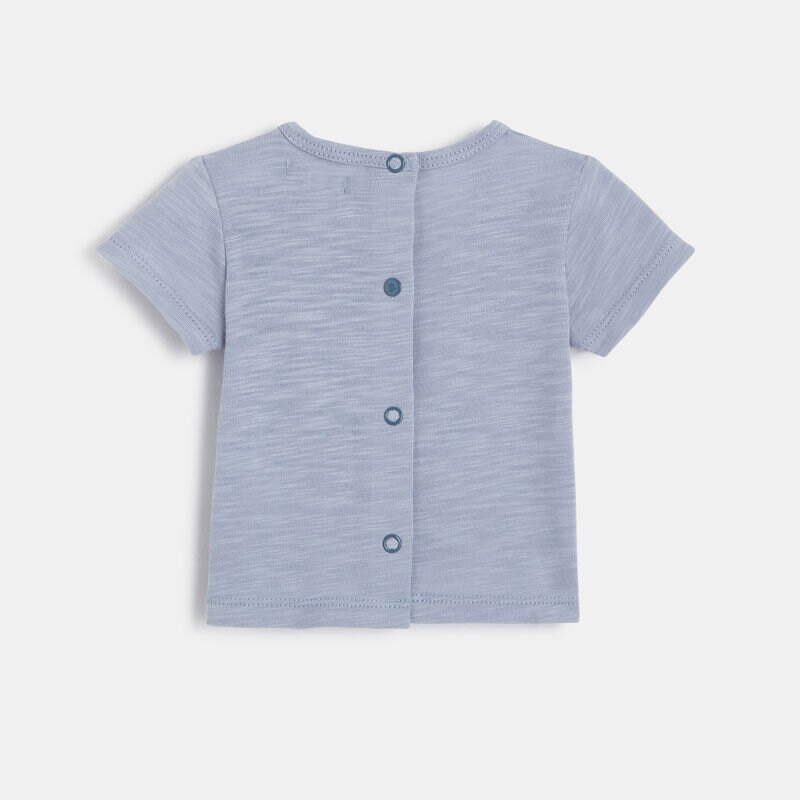 Ensemble t-shirt et salopette courte bébé garçon jaune Absorba Jaune