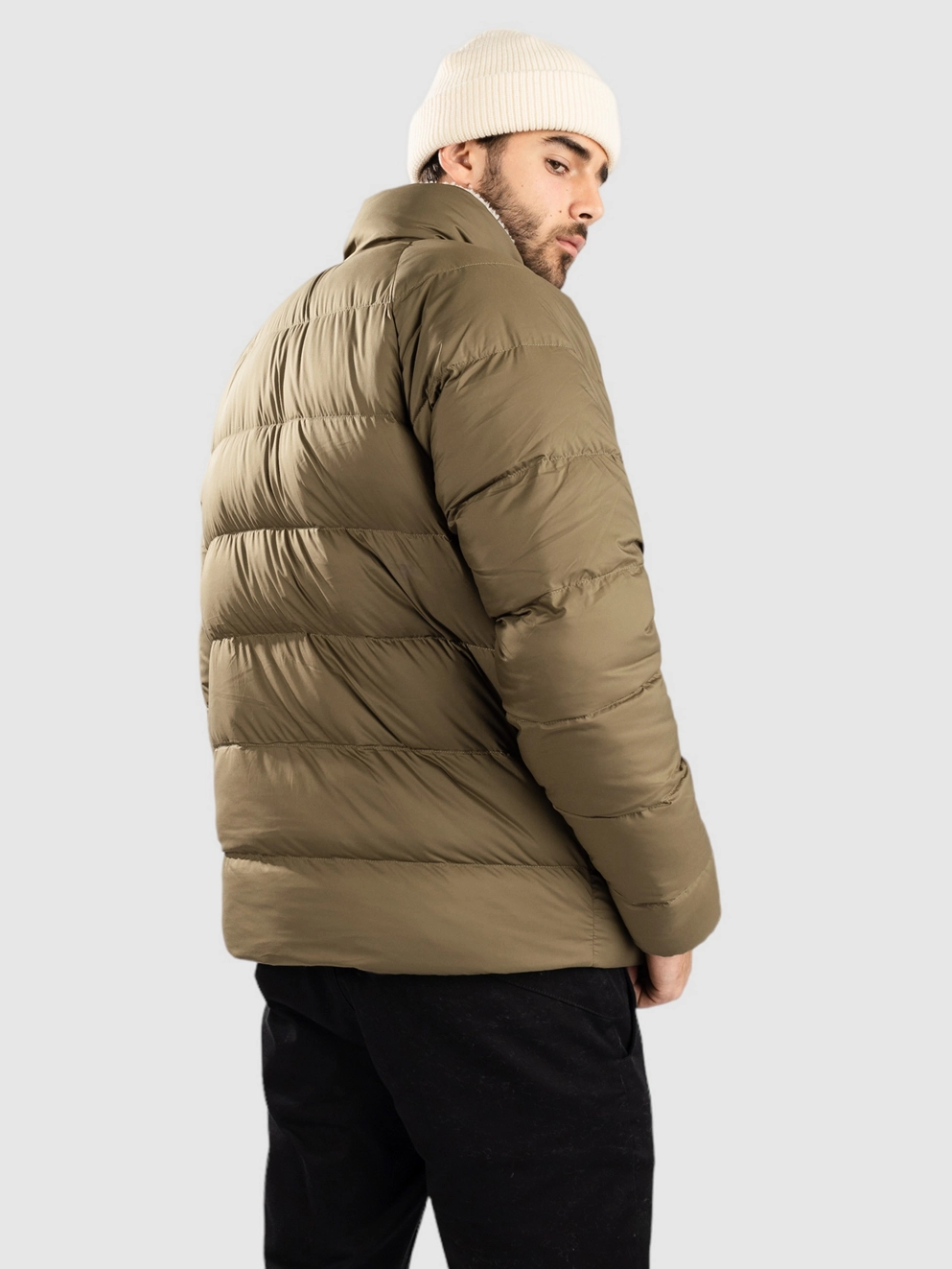Patagonia Reversible Silent Down Jacket basin green