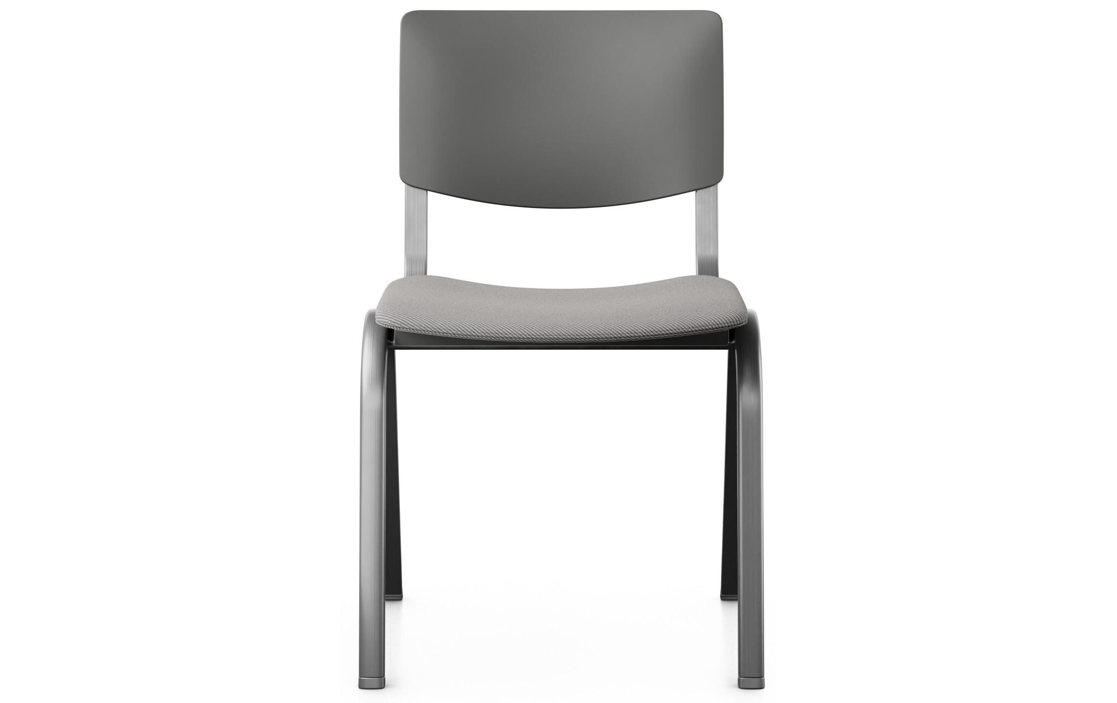 Konferenzstuhl Celi 9140 Grau<br>Konferenzstuhl mit gepolsterte Sitzfläche