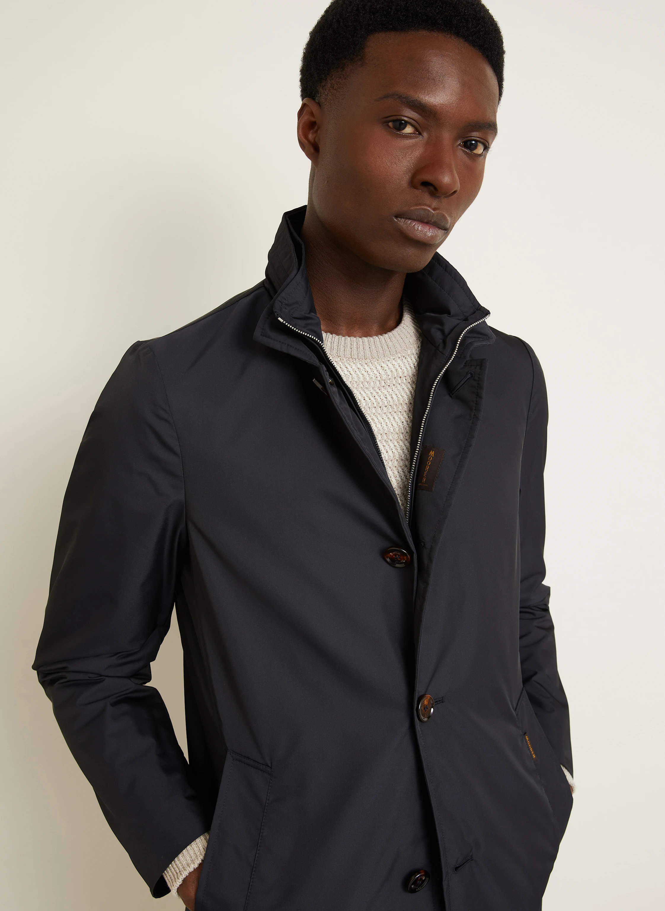 MOORER Jacke mit Blende