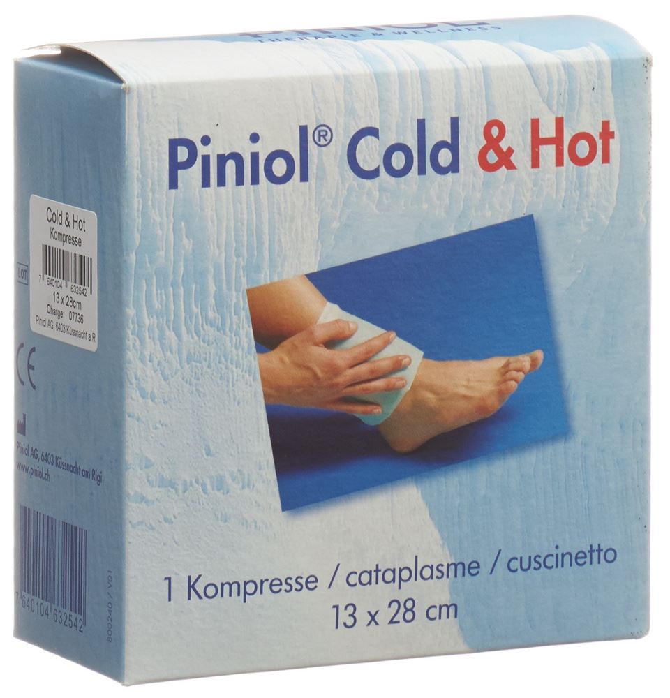 PINIOL Cold Hot Kompresse 13cmx28cm 1 Stk